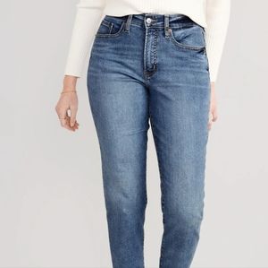 High waisted OG straight ankle jeans